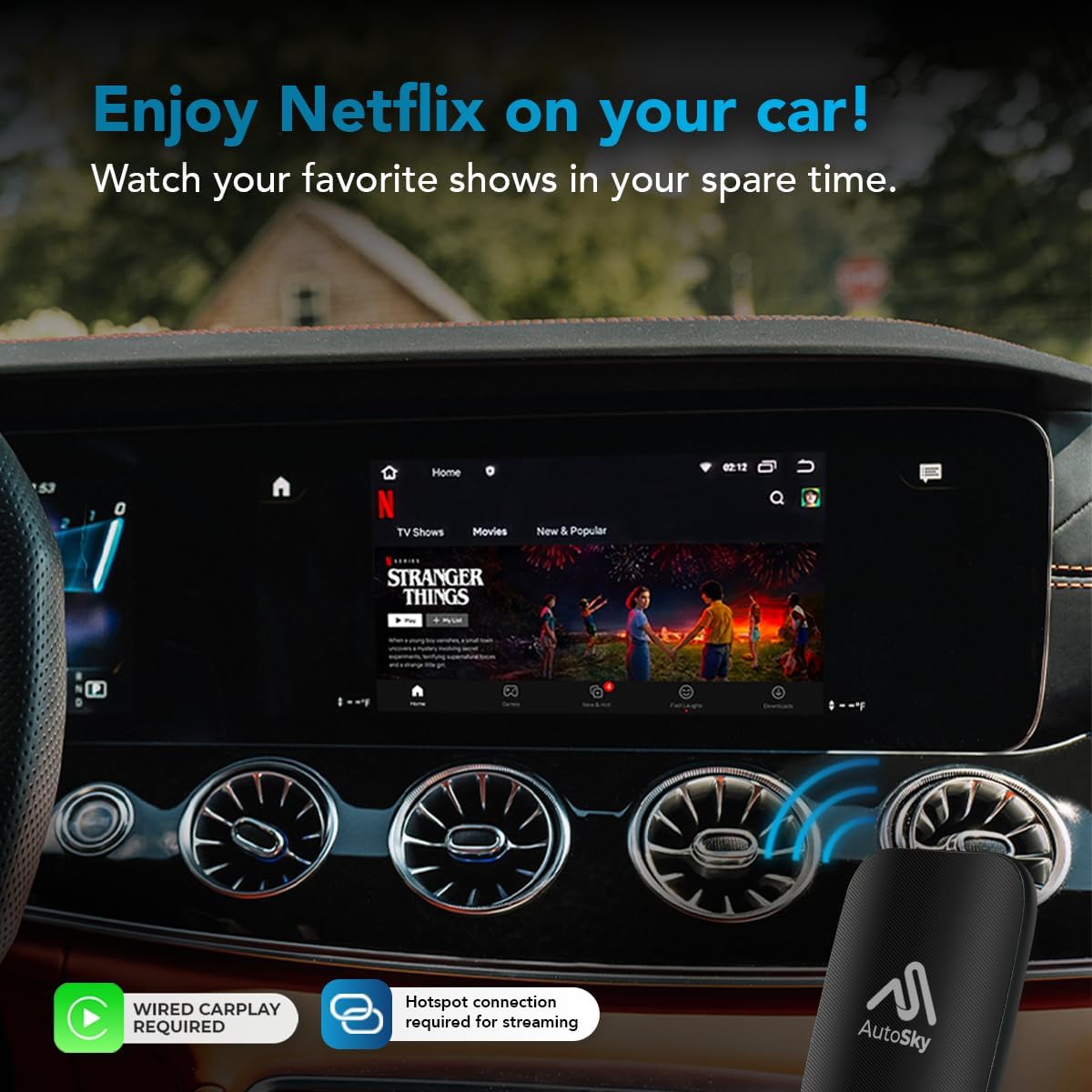 CarStream™ AI Box – Convert Your Car Screen Into a Smart TV